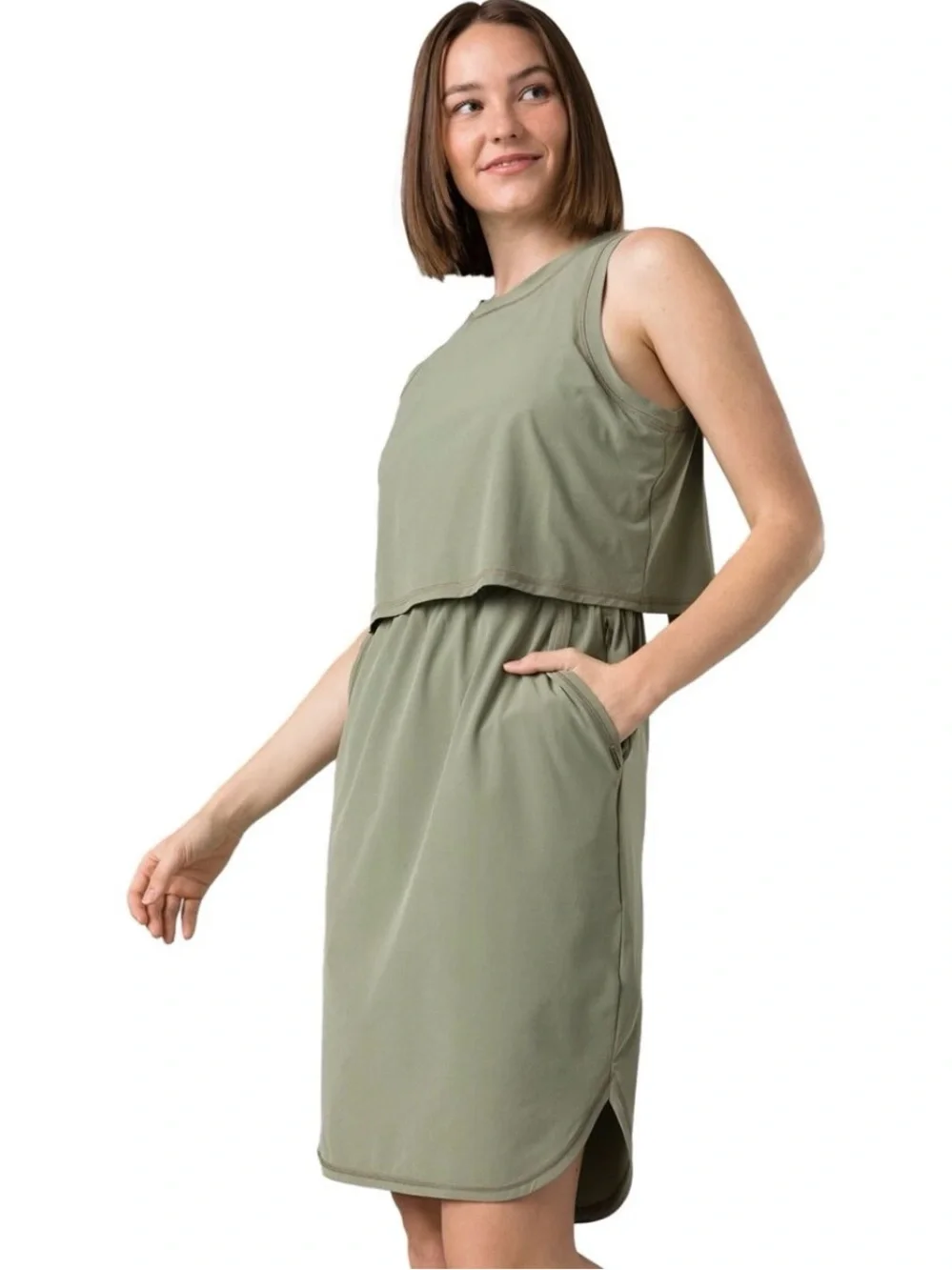 Prana women’s green railay Tank Dress size large